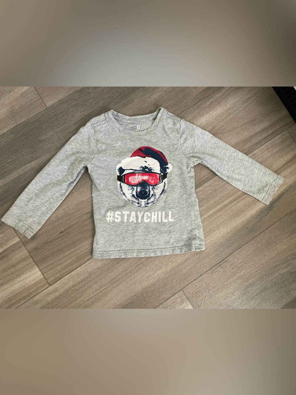 ‼️Mix and Match 3 items for $5‼️ 
Crazy 8 Size 2T Gray Long-Sleeve